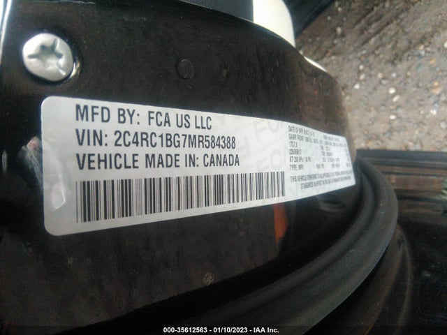 2021 Chrysler Pacifica, VIN: 2C4RC1BG7MR584388