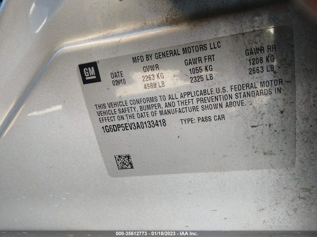 Cadillac Cts Sedan Premium 2010 1G6DP5EV3A0133418 Image 10