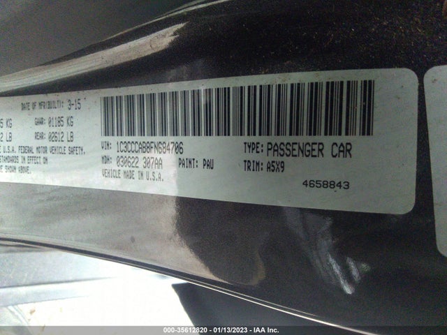 Chrysler 200 Limited 2015 1C3CCCAB8FN684706 Image 10