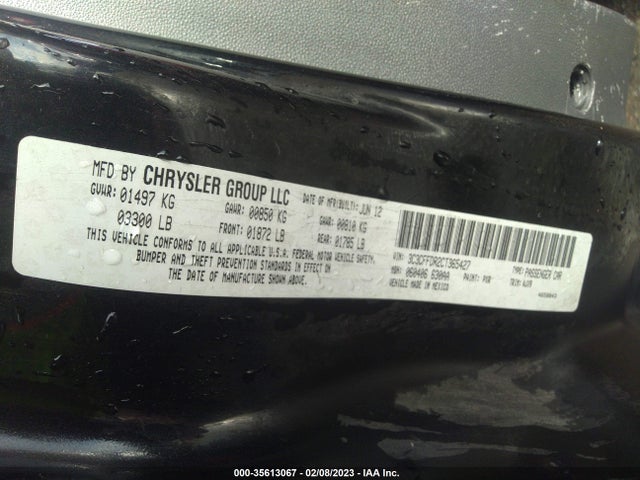 3C3CFFDR2CT365427 Fiat 500 POP