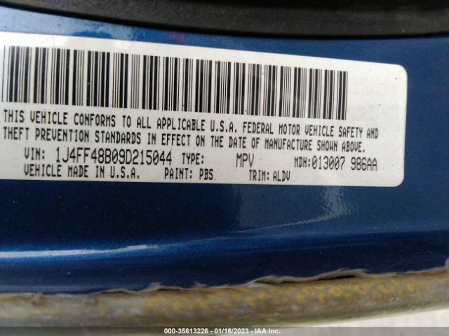 1J4FF48B09D215044 Jeep Patriot