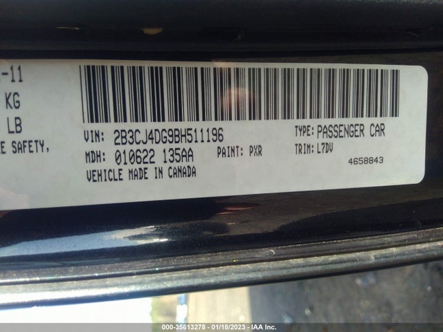 Dodge Challenger 2011 2B3CJ4DG9BH511196 Image 10