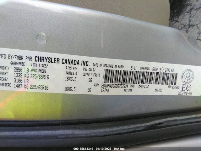 Dodge Grand Caravan Se 2011 2D4RN4DG6BR757634 Image 10