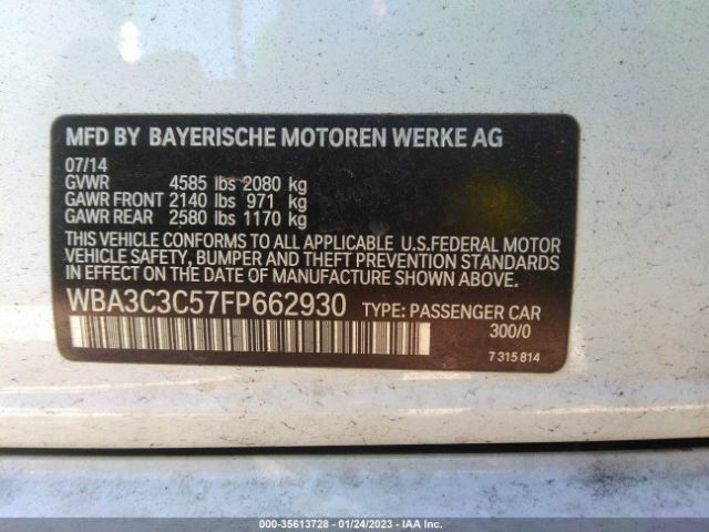 WBA3C3C57FP662930 BMW 3 Series 320i Xdrive