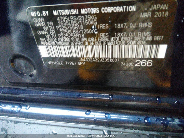 JA4AD2A32JZ052007 Mitsubishi Outlander Es