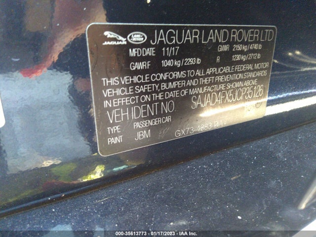 2018 Jaguar XE, VIN: SAJAD4FX5JCP35126