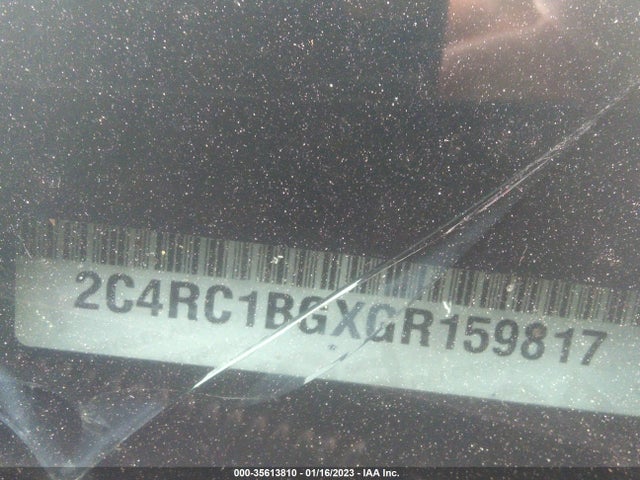 2C4RC1BGXGR159817 Chrysler Town & Country