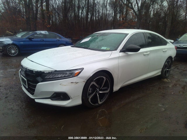 2022 HONDA ACCORD SEDAN SPORT VIN: 1HGCV1F33NA050576