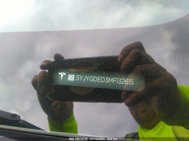 2021 Tesla Model Y, VIN: 5YJYGDED3MF132615