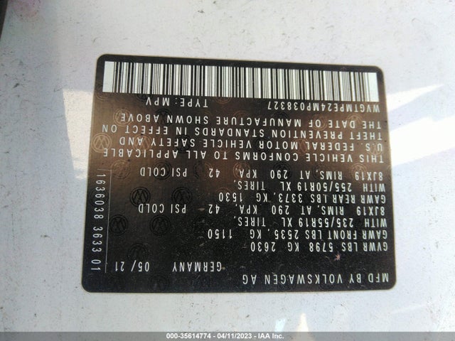 Volkswagen ID.4 PRO S 2021 WVGTMPE24MP038327 Image 10