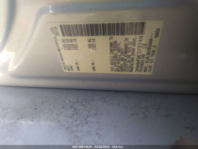 1N4AA6AP1HC379249 Nissan Maxima Sv/s/sl/sr/platinum