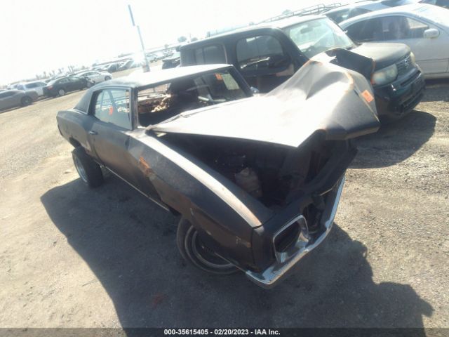 1972 CHEVROLET MONTE CARLO VIN: 00001H57H2L526786