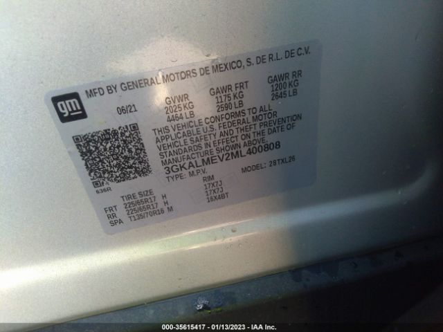 3GKALMEV2ML400808 GMC Terrain Sle