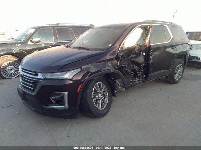 Chevrolet Traverse Lt Leather 2022 1GNERHKW3NJ111873 Image 2