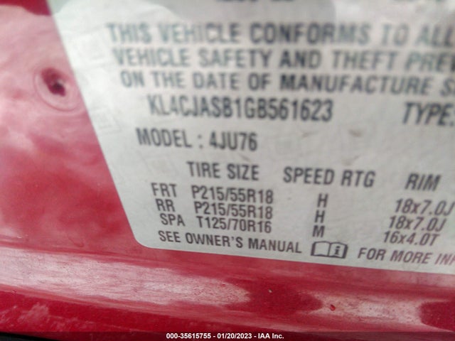 Buick Encore 2016 KL4CJASB1GB561623 Image 10