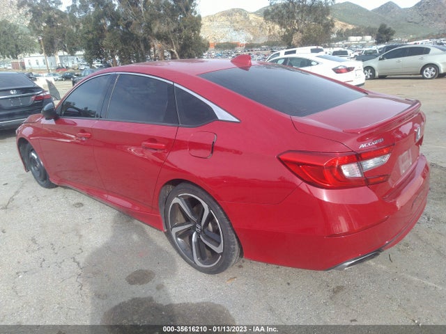 2019 HONDA ACCORD SEDAN SPORT 1.5T VIN: 1HGCV1F30KA055844