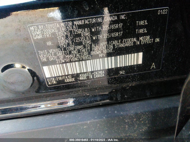 Toyota Rav4 Xle 2022 2T3W1RFV6NC178952 Image 9