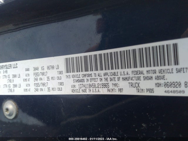 Dodge Ram 1500 St 2008 1D7HU18N58J219965 Image 10