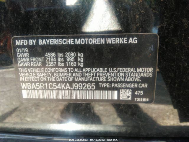 WBA5R1C54KAJ99265 BMW 3 Series 330i