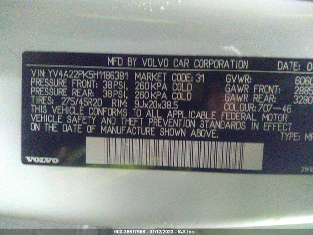 Volvo Xc90 Momentum 2017 YV4A22PK5H1186381 Image 9