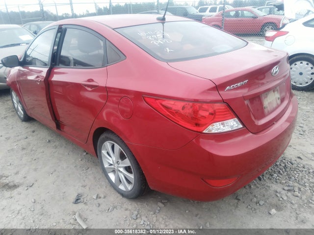 2014 HYUNDAI ACCENT GLS VIN: KMHCU4AE4EU608957