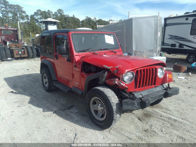 2004 JEEP WRANGLER SPORT VIN: 1J4FA49S14P721955