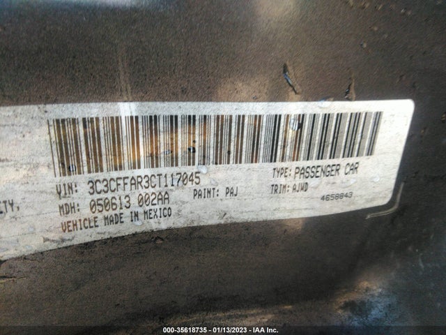 3C3CFFAR3CT117045 Fiat 500