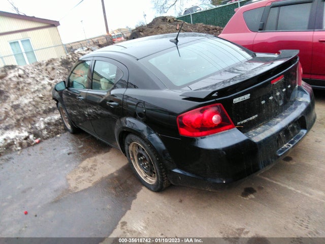 2013 DODGE AVENGER SXT VIN: 1C3CDZCB7DN603561