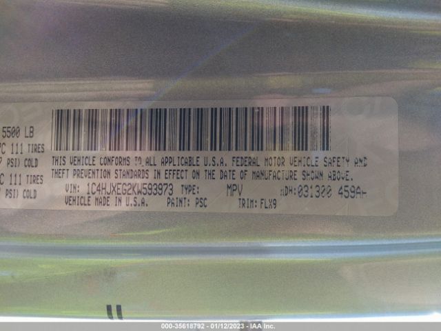 1C4HJXEG2KW593973 Jeep Wrangler Unlimited Moab