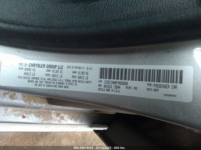 1C3CCCAB0FN583658 Chrysler 200 Limited