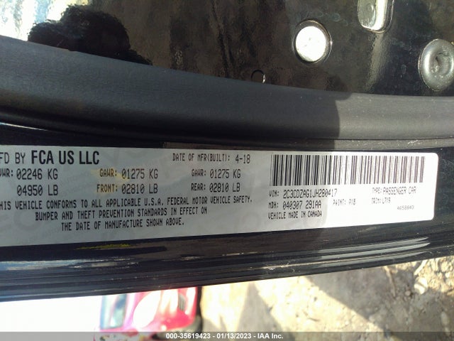 2018 Dodge Challenger, VIN: 2C3CDZAG1JH280417