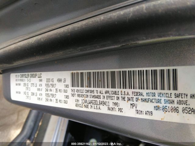 1C4AJWAG3DL649411 Jeep Wrangler Sport