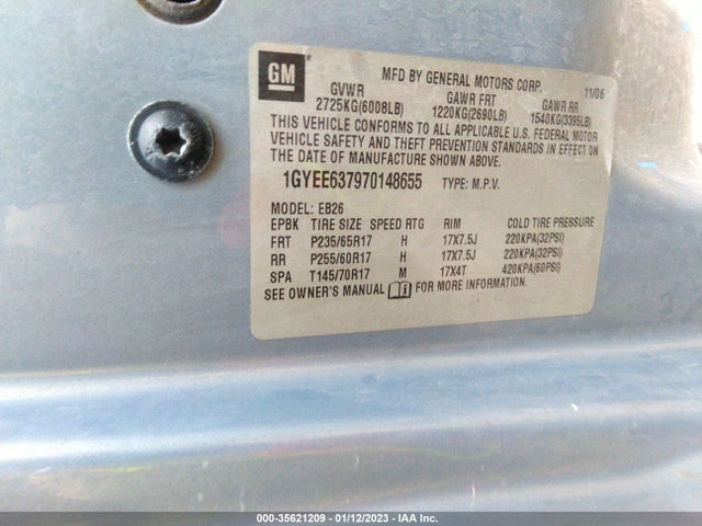 Cadillac SRX 2007 1GYEE637970148655 Image 10