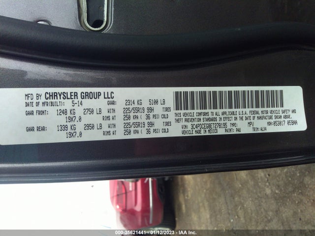 Dodge Journey R/t 2014 3C4PDCEG8ET278195 Image 9