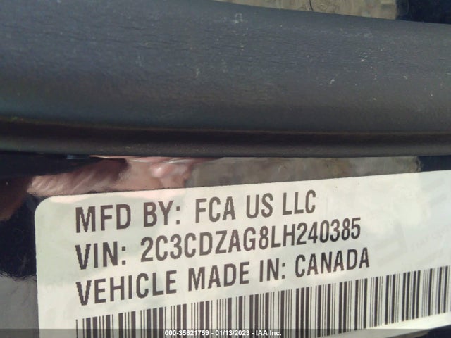 Dodge Challenger Sxt 2020 2C3CDZAG8LH240385 Image 9