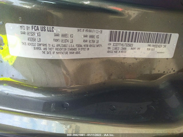 2018 Fiat 500, VIN: 3C3CFFFH9JT525823