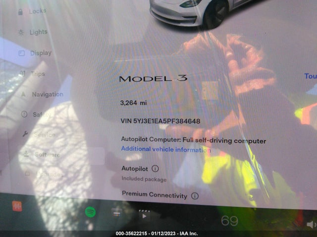 Tesla MODEL 3 2023 5YJ3E1EA5PF384648 Image 7