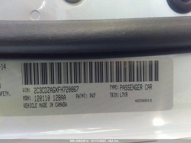 Dodge Challenger Sxt 2015 2C3CDZAGXFH720867 Image 11