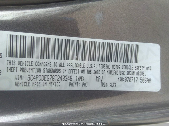 Dodge Journey R/t 2016 3C4PDDEG7GT243348 Image 10