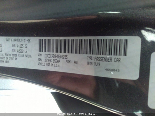 Chrysler 200 Limited Platinum 2017 1C3CCCAB8HN506295 Image 9
