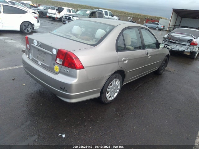 2005 HONDA CIVIC SDN LX SSRS VIN: 2HGES16605H516767