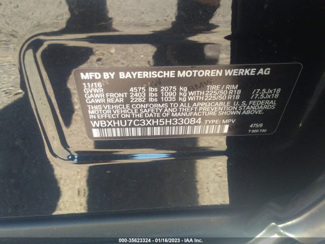 BMW X1 Sdrive28i 2017 WBXHU7C3XH5H33084 Image 10