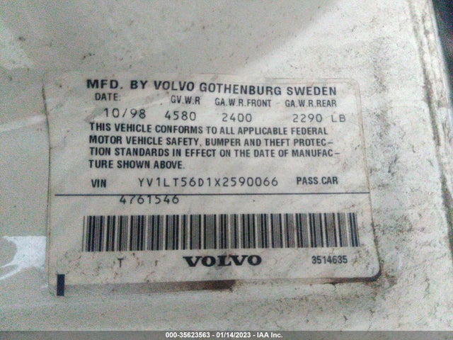 Volvo S70 1999 YV1LT56D1X2590066 Image 10