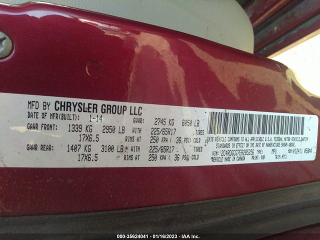 Dodge Grand Caravan Sxt 2014 2C4RDGCG7ER285256 Image 9