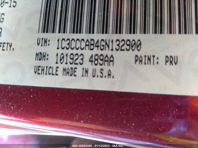 1C3CCCAB4GN132900 Chrysler 200 Limited