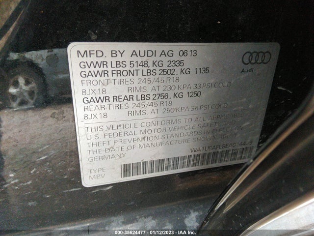 WA1UFAFL8EA014439 Audi Allroad Premium Plus