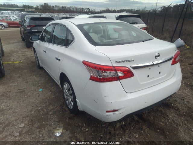 2015 NISSAN SENTRA SV VIN: 3N1AB7AP9FL686492