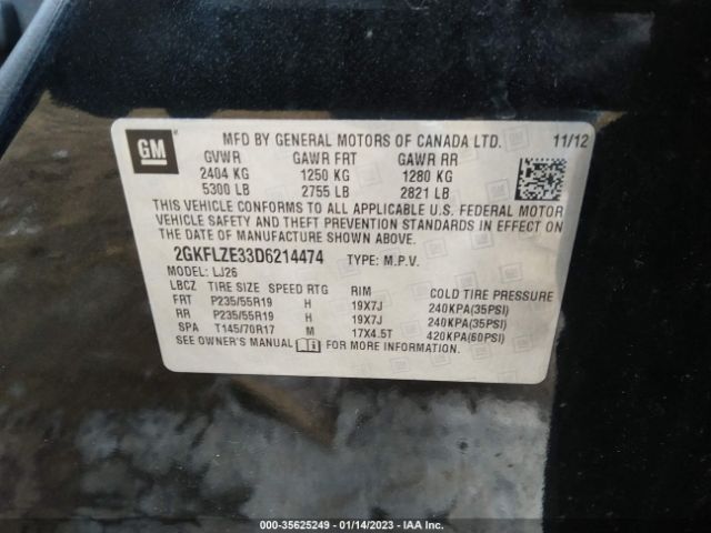 2GKFLZE33D6214474 GMC Terrain Denali