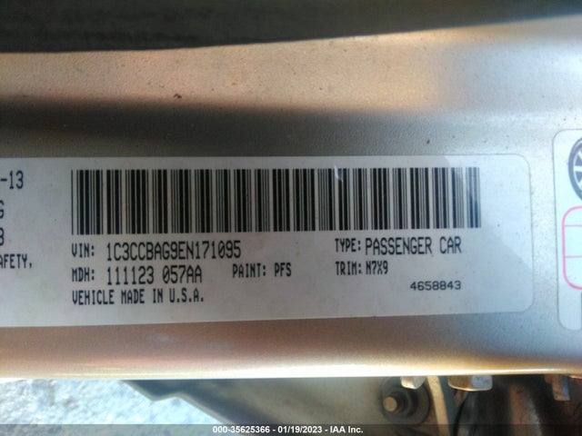Chrysler 200 LX 2014 1C3CCBAG9EN171095 Image 9