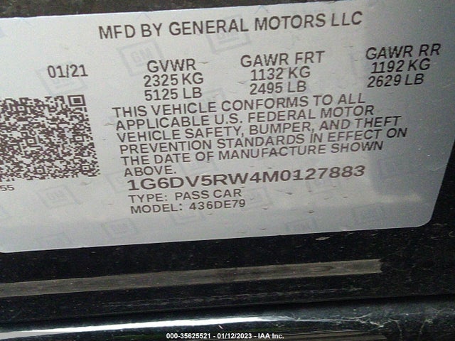 Cadillac CT5 2021 1G6DV5RW4M0127883 Image 9
